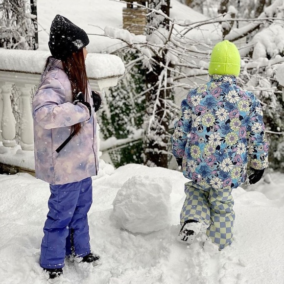 ZARA Water Repellent Snow Suit Overalls Bib Jumpsuit - Picture 7 of 7